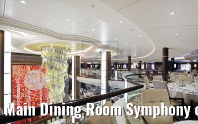 Main Dining Room Symphony of the Seas upper level