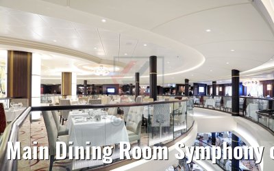 Main Dining Room Symphony of the Seas upper level