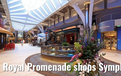 Royal Promenade shops Symphony of the Seas