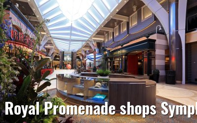 Royal Promenade shops Symphony of the Seas