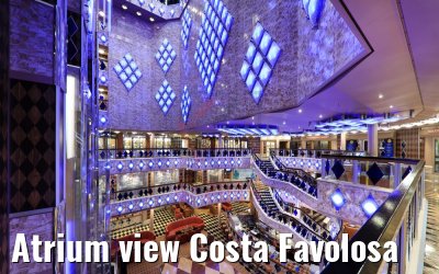 Atrium view Costa Favolosa