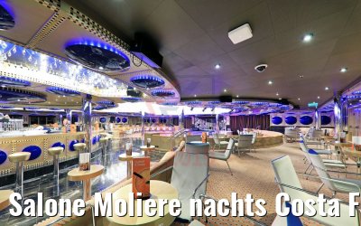 Salone Moliere nachts Costa Favolosa
