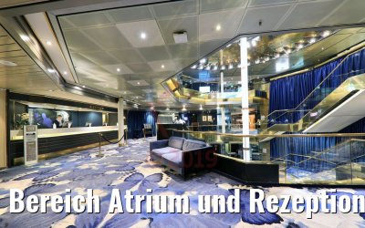 Bereich Atrium und Rezeption Vasco Da Gama