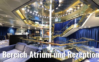 Bereich Atrium und Rezeption Vasco Da Gama