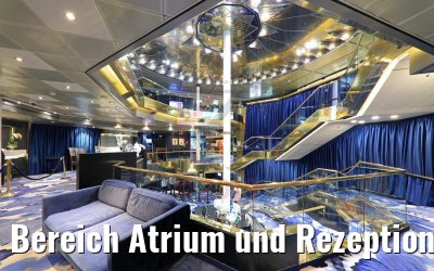 Bereich Atrium und Rezeption Vasco Da Gama