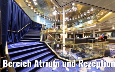 Bereich Atrium und Rezeption Vasco Da Gama