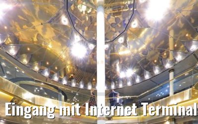 Eingang mit Internet Terminals im Atrium Vasco Da Gama