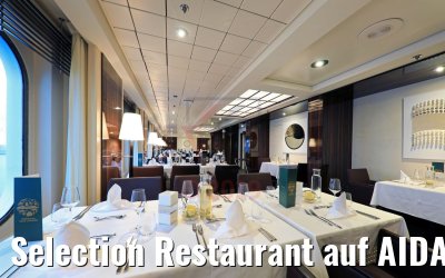 Selection Restaurant auf AIDAmira