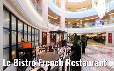 Le Bistro French Restaurant outside area Norwegian Getaway
