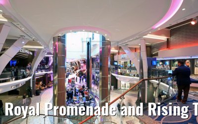 Royal Promenade and Rising Tide Bar Symphony of the Seas