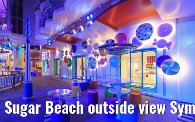 Sugar Beach outside view Symphony of the Seas