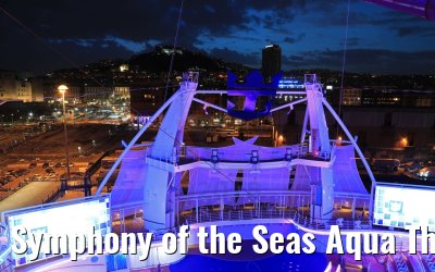 Symphony of the Seas Aqua Theater evening in Naples, Italy
