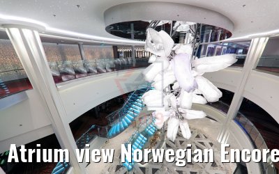 Atrium view Norwegian Encore