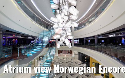 Atrium view Norwegian Encore