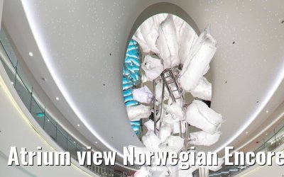 Atrium view Norwegian Encore