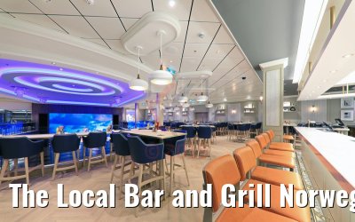 The Local Bar and Grill Norwegian Encore early morning
