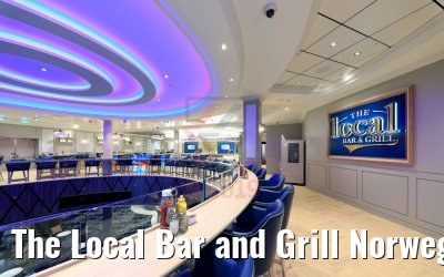 The Local Bar and Grill Norwegian Encore early morning