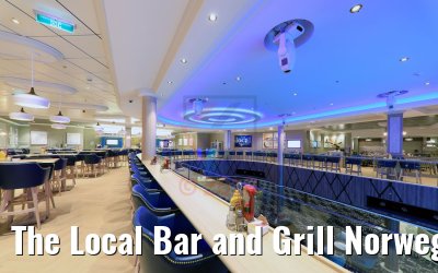 The Local Bar and Grill Norwegian Encore early morning