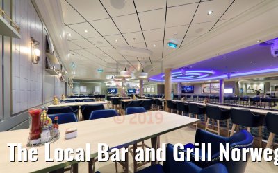 The Local Bar and Grill Norwegian Encore early morning