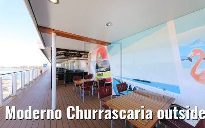 Moderno Churrascaria outside area Norwegian Getaway