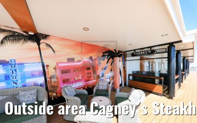 Outside area Cagney´s Steakhouse Norwegian Getaway