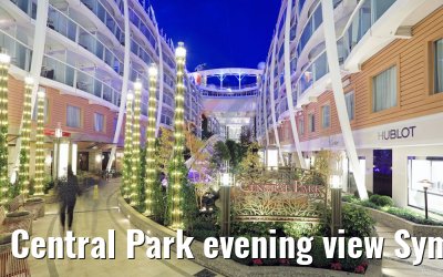 Central Park evening view Symphony of the Seas