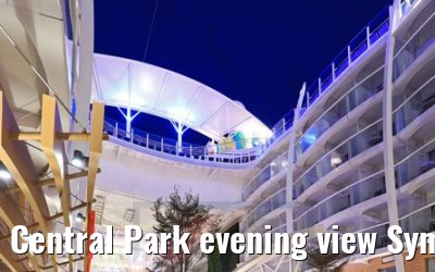 Central Park evening view Symphony of the Seas