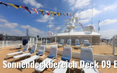 Sonnendeckbereich Deck 09 Bug Hanseatic nature