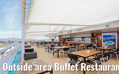 Outside area Buffet Restaurant MS Zenith