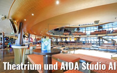 Theatrium und AIDA Studio AIDAmar