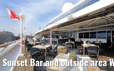 Sunset Bar and outside area Windows Café Azamara Journey