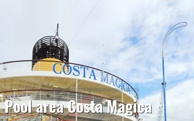 Pool area Costa Magica