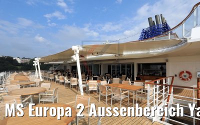 MS Europa 2 Aussenbereich Yacht Club