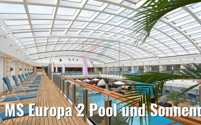 MS Europa 2 Pool und Sonnendeck