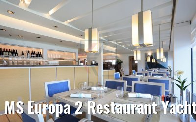 MS Europa 2 Restaurant Yacht Club backbord