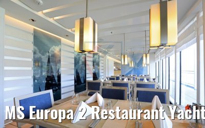 MS Europa 2 Restaurant Yacht Club backbord