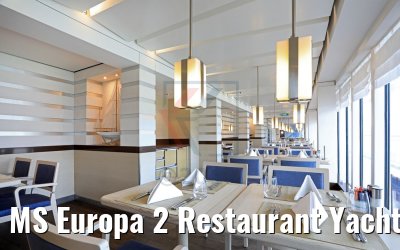 MS Europa 2 Restaurant Yacht Club backbord