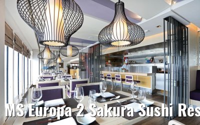 MS Europa 2 Sakura Sushi Restaurant