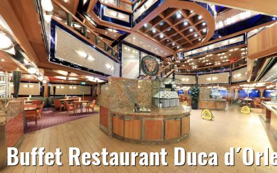 Buffet Restaurant Duca d´Orleans Costa Favolosa