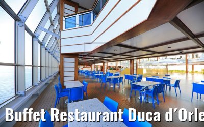Buffet Restaurant Duca d´Orleans outside area Costa Favolosa