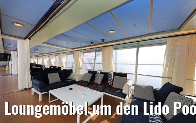 Loungemöbel um den Lido Pool Vasco Da Gama