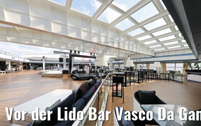 Vor der Lido Bar Vasco Da Gama