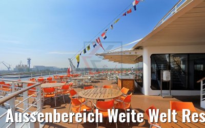 Aussenbereich Weite Welt Restaurant AIDAdiva