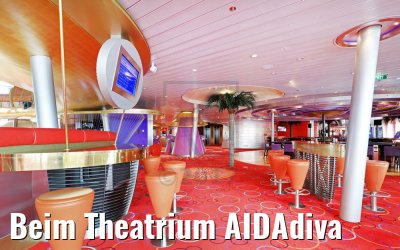Beim Theatrium AIDAdiva
