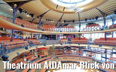 Theatrium AIDAmar Blick von Deck 10