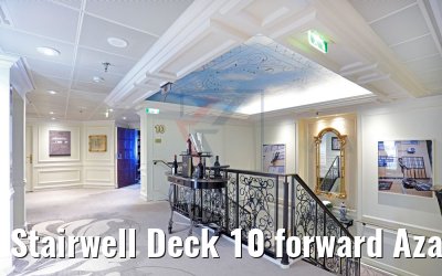 Stairwell Deck 10 forward Azamara Journey