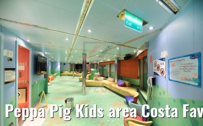 Peppa Pig Kids area Costa Favolosa