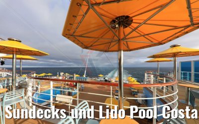 Sundecks und Lido Pool Costa Favolosa