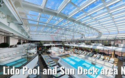 Lido Pool and Sun Deck area Nieuw Statendam