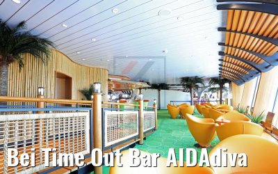 Bei Time Out Bar AIDAdiva